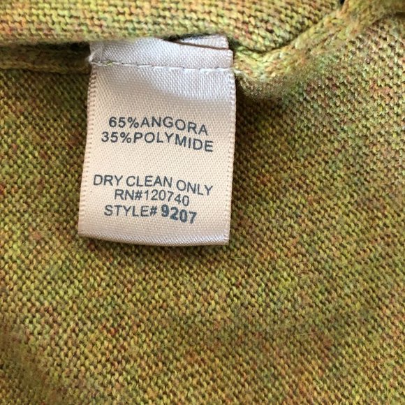 Angora Blend Cardigan with Metallic Embroidery - Picture 8 of 8